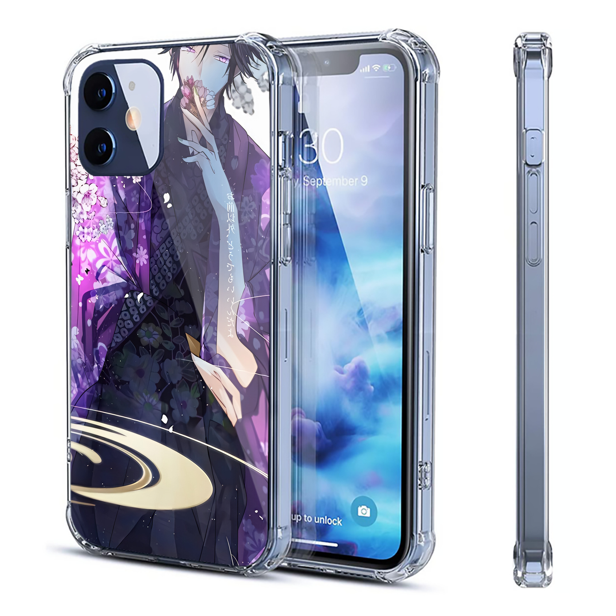 （画像用） 刀剣乱舞 Touken Ranbu 【iPhone 12シリーズ対応】透明スマホケース（クリアソフトケース）